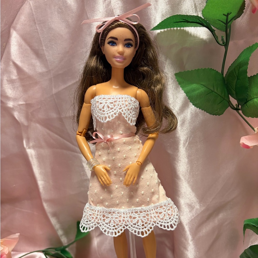Francesca Flair Dress in the Style - Pink Picnic